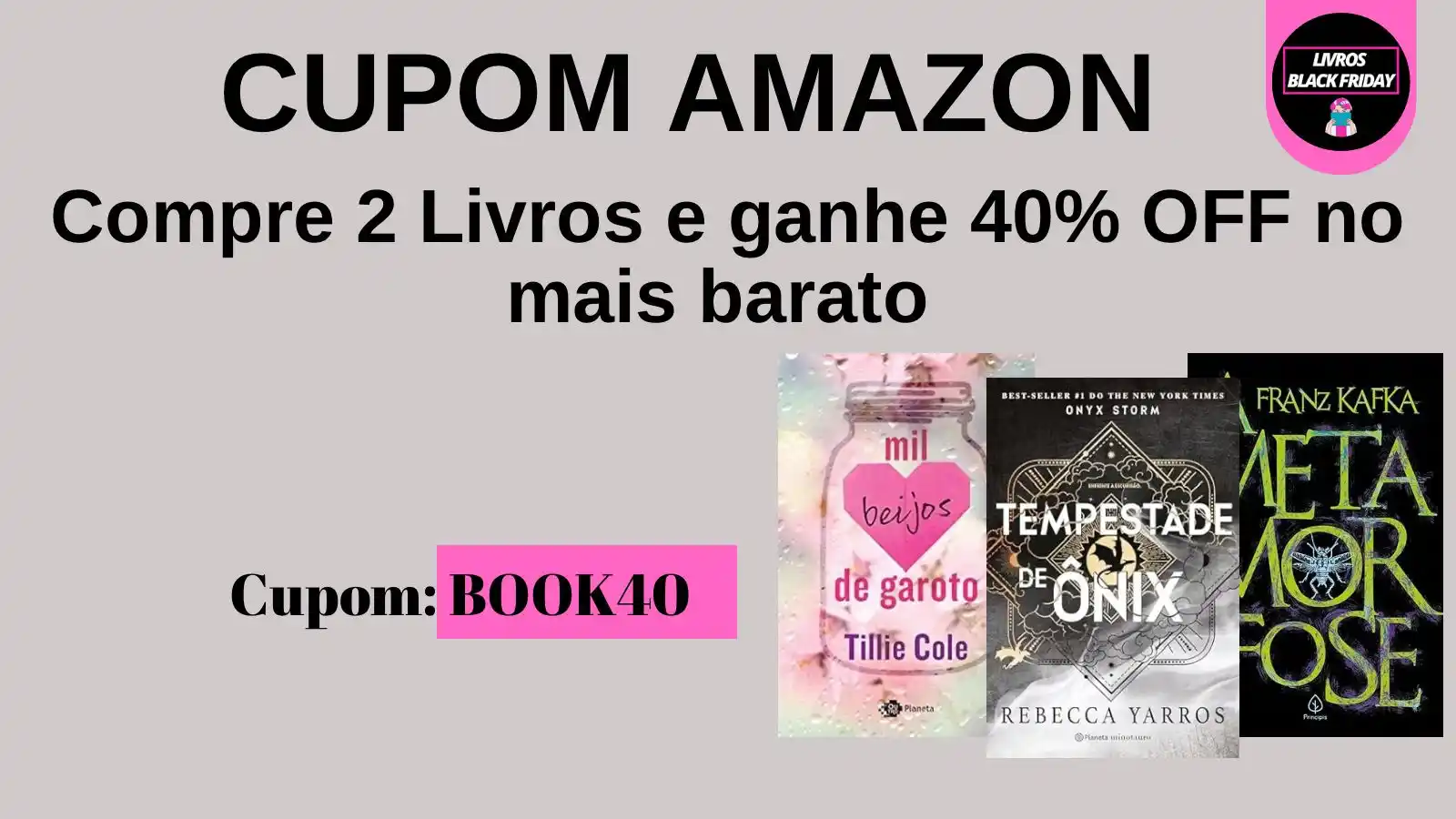 PROMOÇÕES DE LIVROS - LBF 📚 post