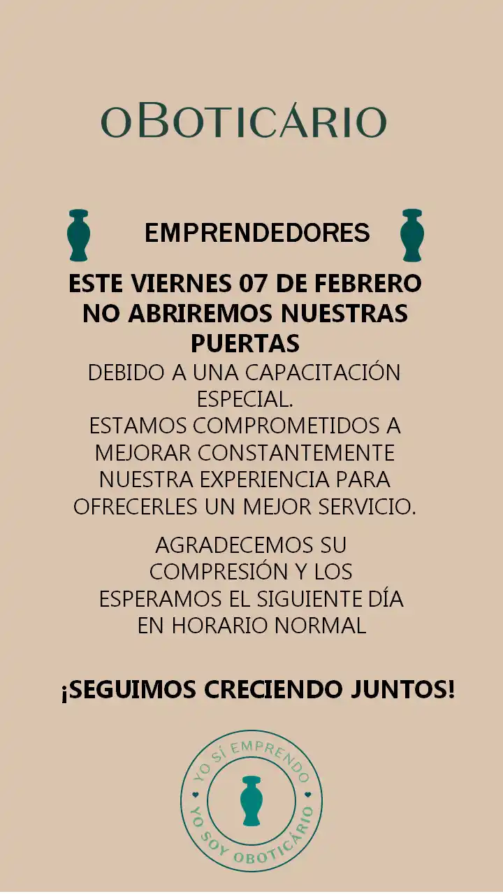 Publicidad Oboticario Diana Avellaneda post