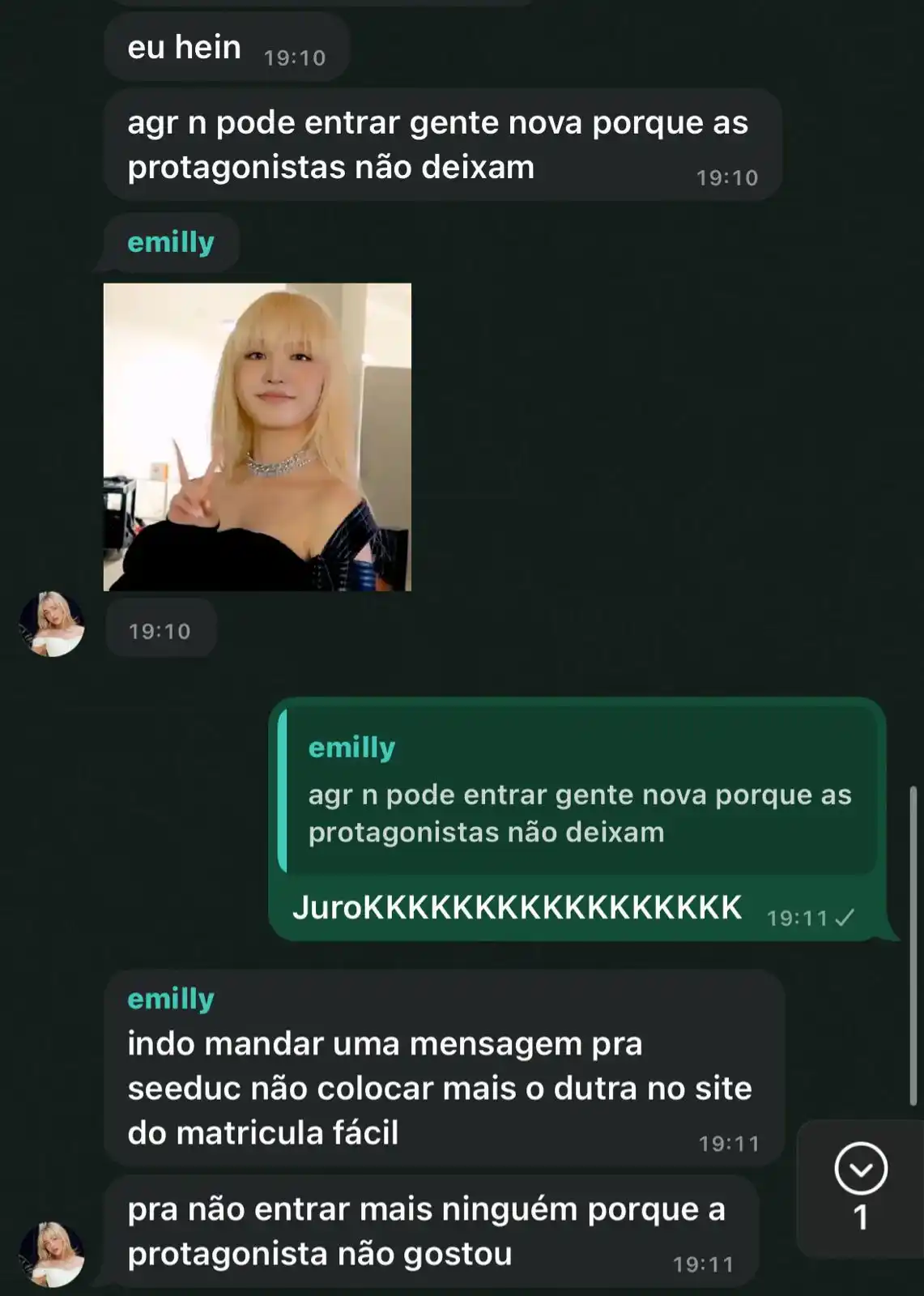 reclamações da milly e do daniel post