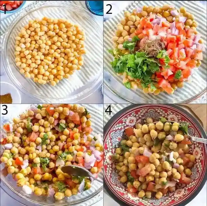 Image from Shahmeer,s Family: چنا چاٹ کی بہترین ترکیب ( خاص، رمضان اسپیشل) اجزاء: سفید چنے – 2 کپ ...