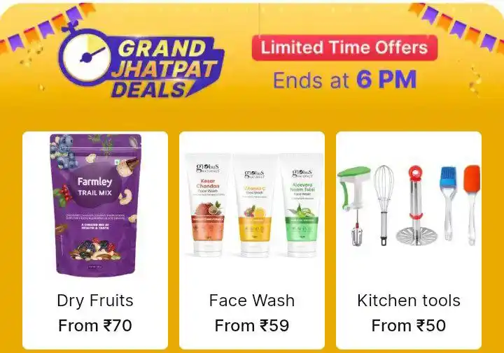Image from Shopping Secret Deals 🛒🛍🧿: Shopsy Jhatpat Deals Live ₹113 : https://shoppingsecretdeals.com/sur...