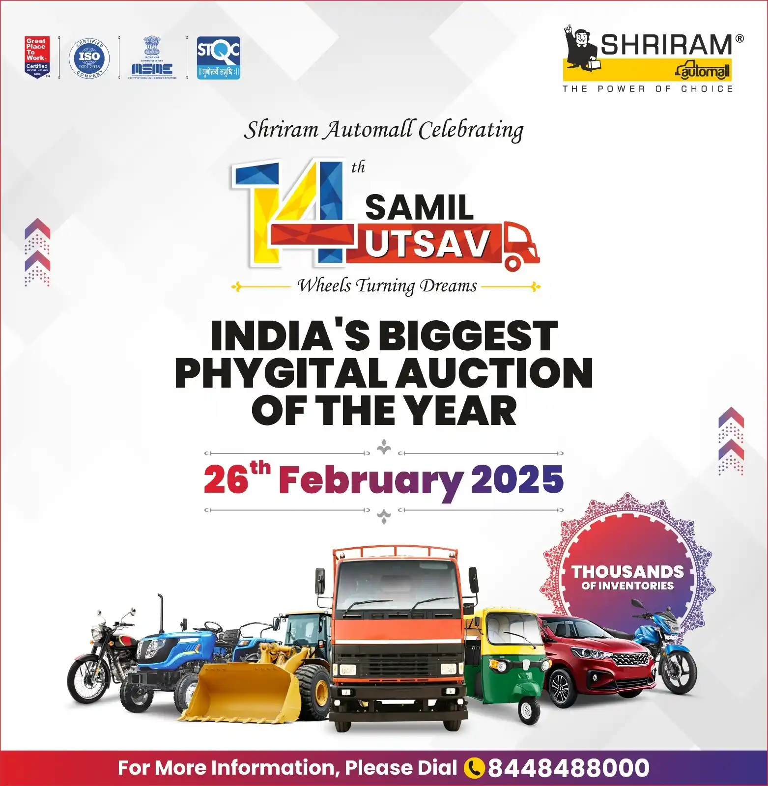 Image from Shriram Automall India Limited: 🚀 *Get Ready for SAMIL Utsav 2025* 🎉 SAMIL proudly invites you to...
