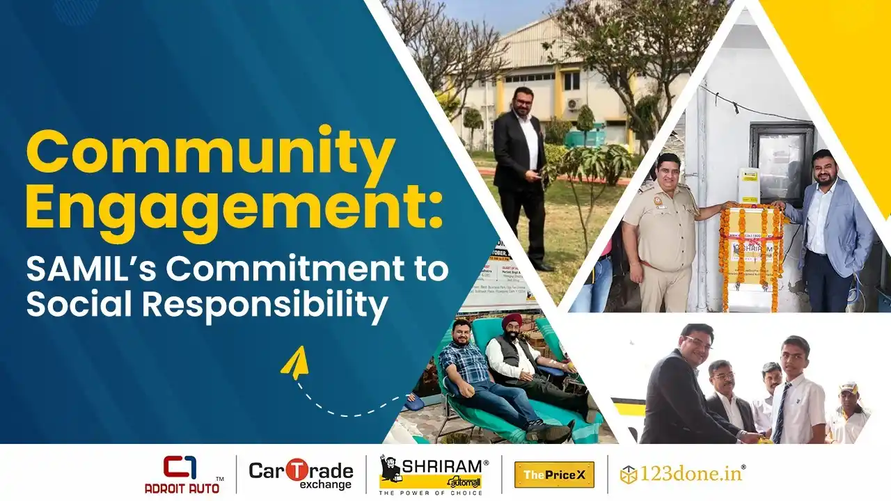 Image from Shriram Automall India Limited: *SAMIL Empowers Communities!* 🤝✨  At *SAMIL*, social responsibility g...