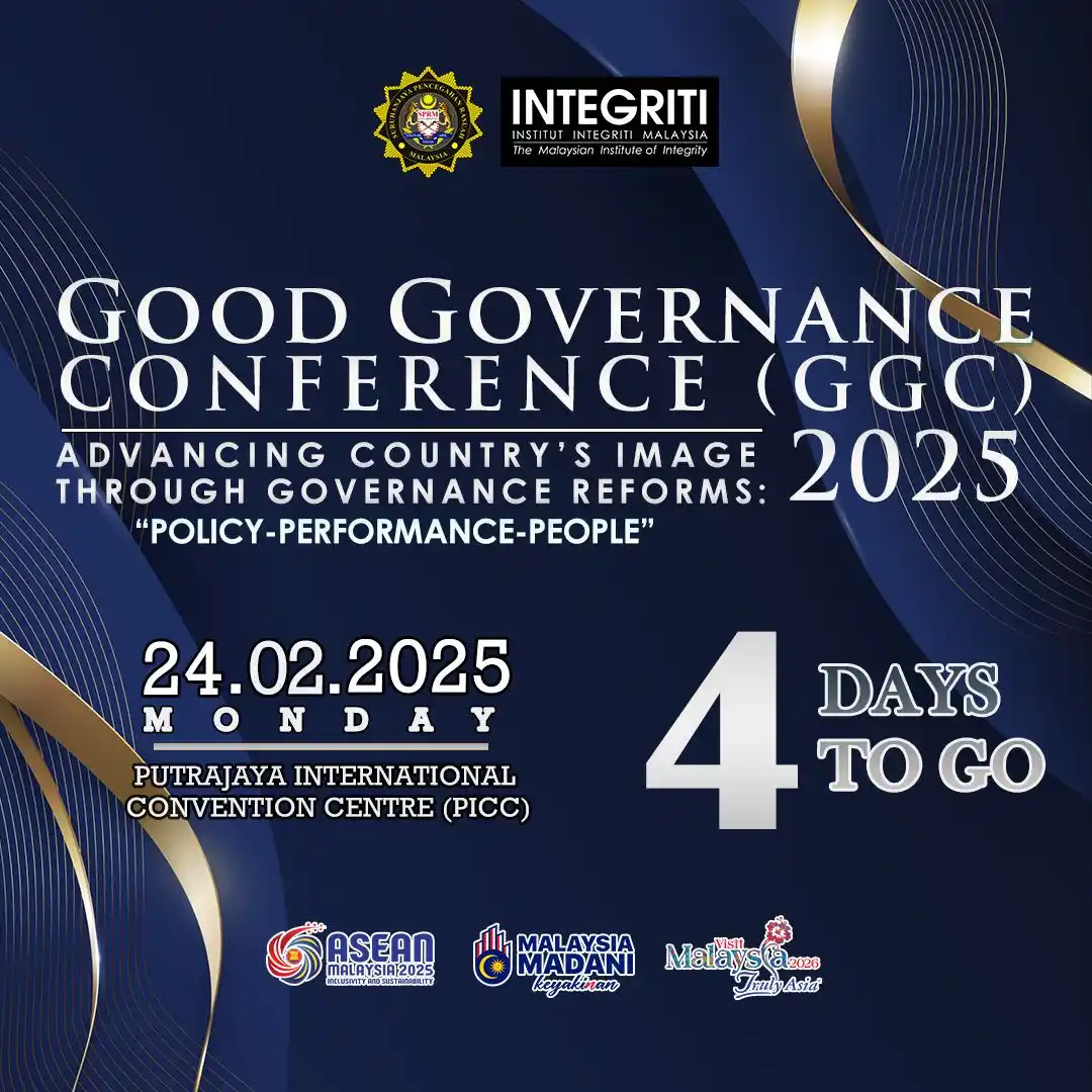 Image from SPRM Malaysia: *Good Governance Conference (GGC) 4 Days To Go* <a class="text-blue-5...