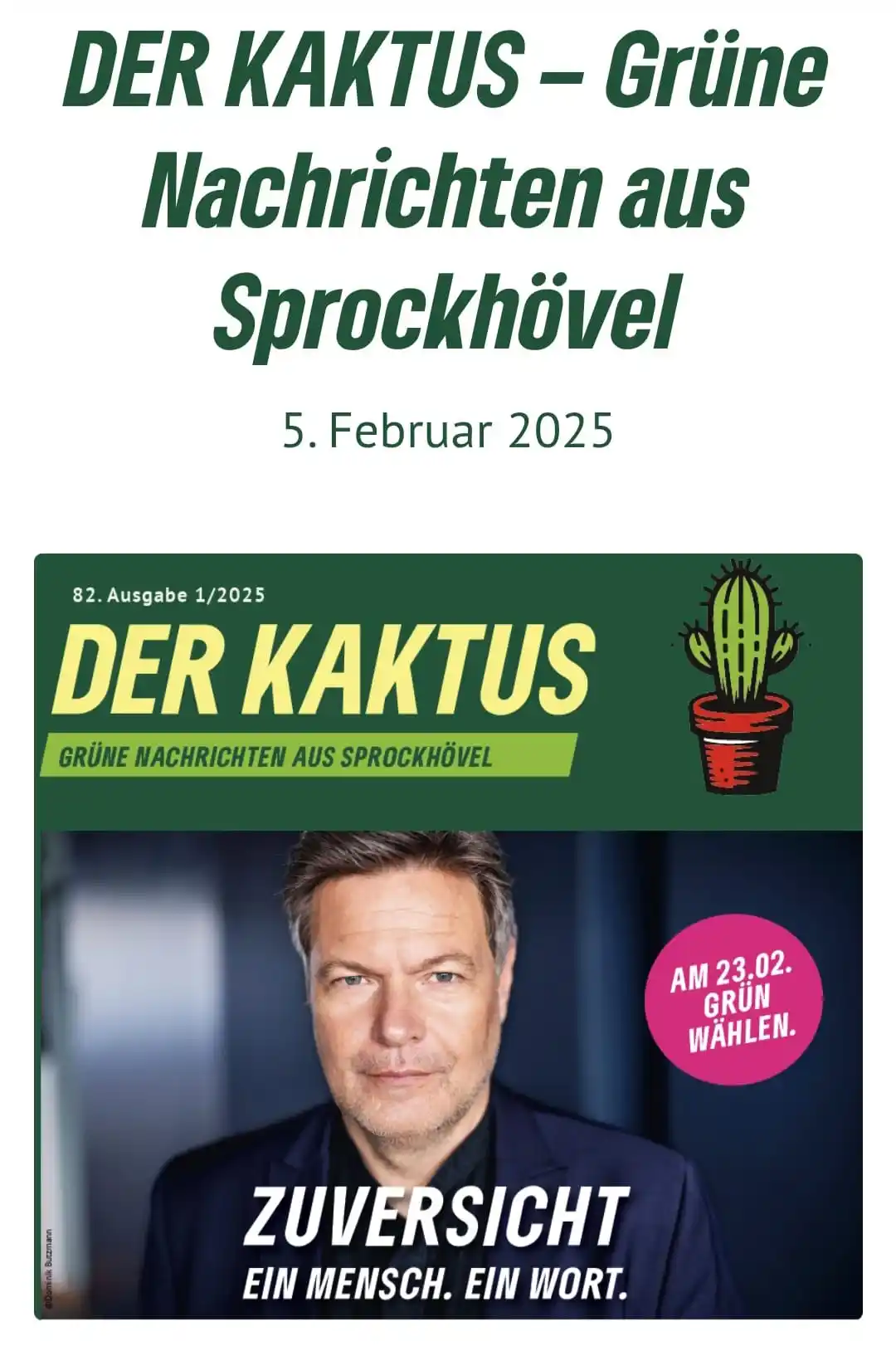 Sprockhövel post