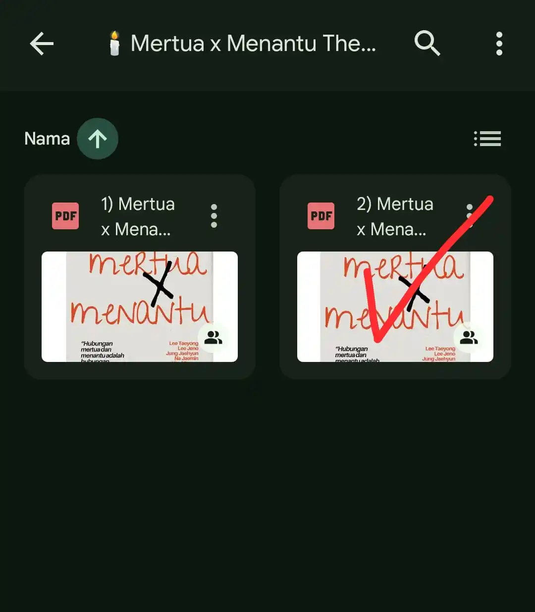 Image from ๐จ๐ฉ๐ค๐ง๐ฎ ๐๐ฎ ๐ ๐๐๐ฃ๐๐ฃ: UPDATE Mertua x Menantu The Series SILAHKAN CEK DI GDRIVE MASING-MASI...