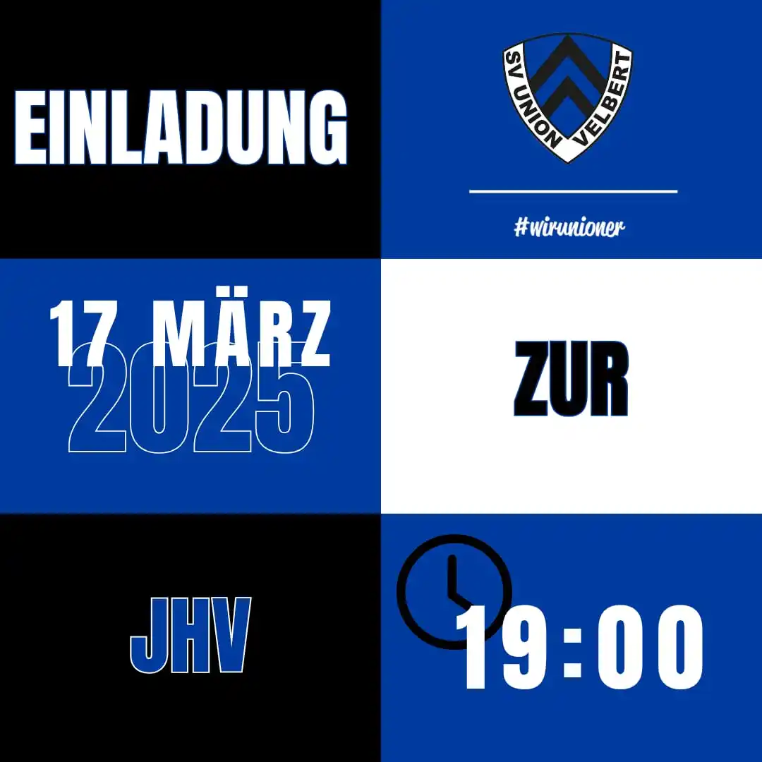 Image from SV Union Velbert: <a class="text-blue-500 hover:underline cursor-pointer" href="/hashtag...