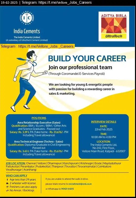 Tamil Nadu Jobs & Careers post