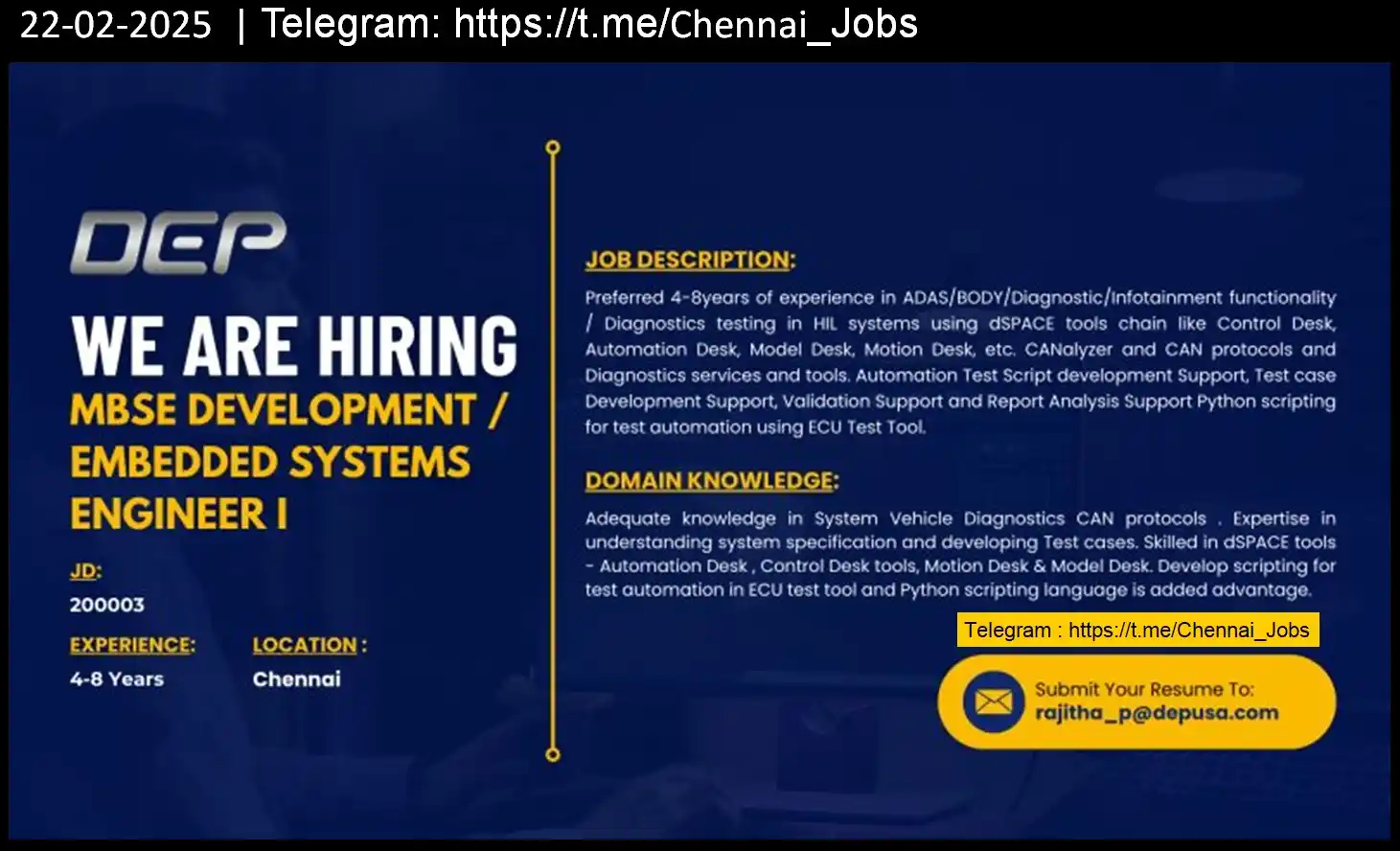 Tamil Nadu Jobs & Careers post
