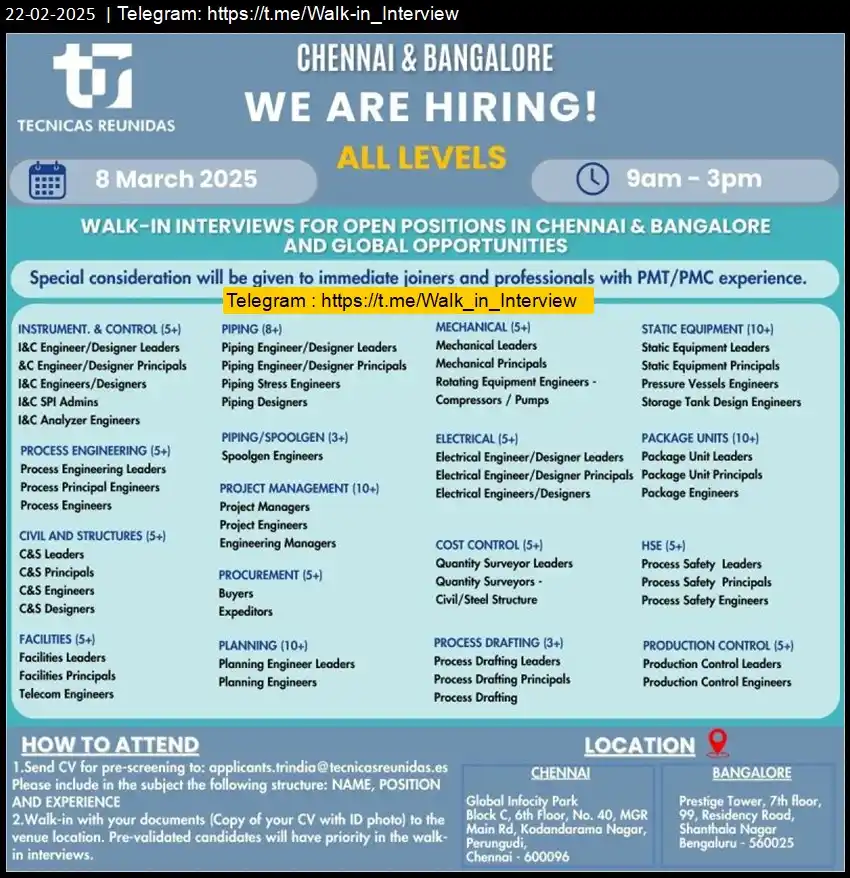 Tamil Nadu Jobs & Careers post