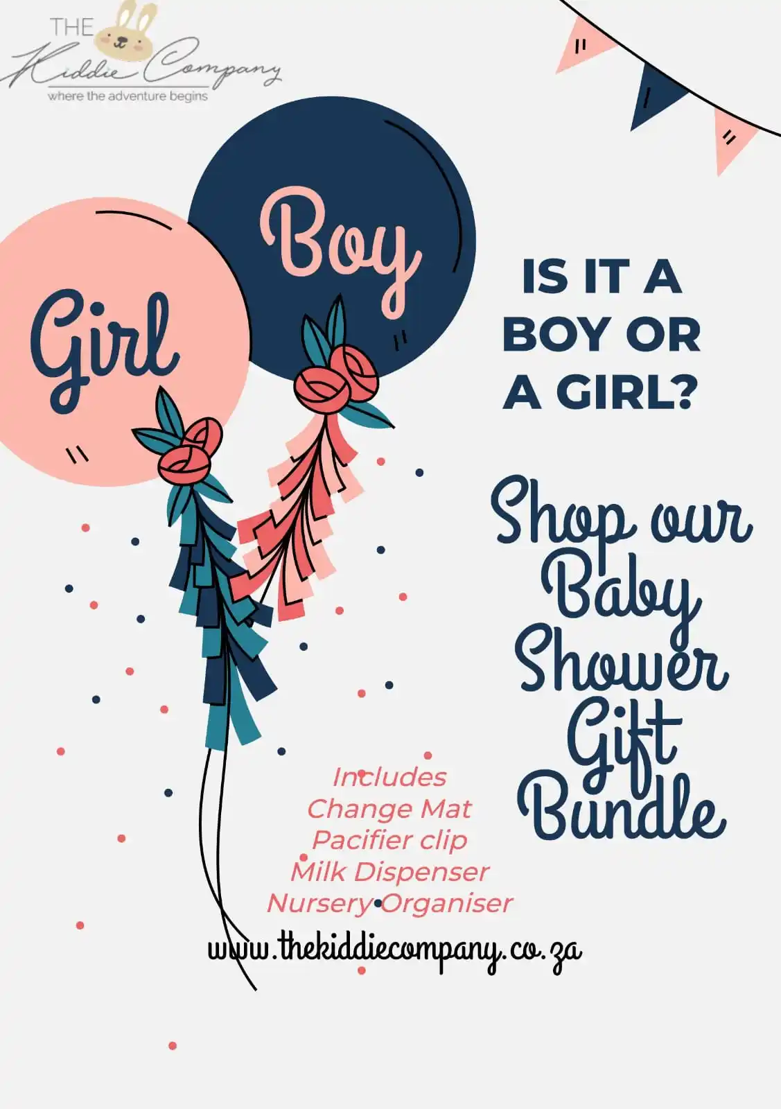 Image from The KIDDIE COMPANY: Our gift bundle is perfect for welcoming a little one! This thoughtful...