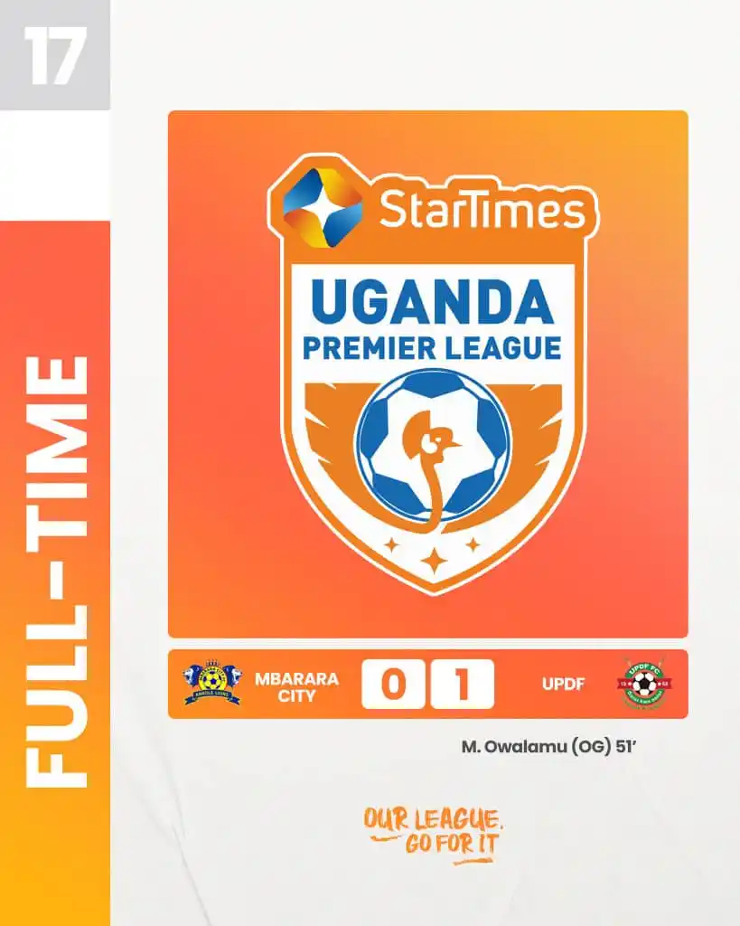 Image from The Sports Planet ⚽: Full-time! Mbarara City FC 0-1 UPDF FC <a class="text-blue-500 hover:...