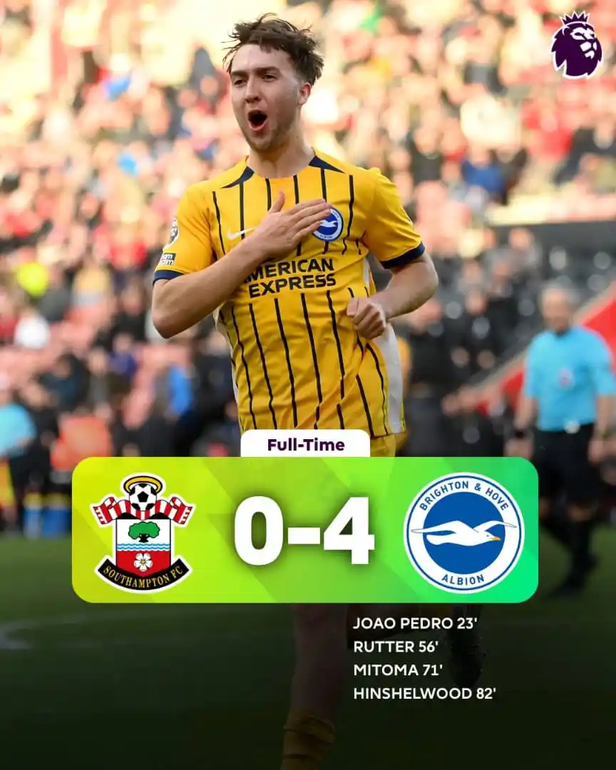 Image from The Sports Planet ⚽: Brighton hit Southampton for four and move into 8th place 🔵⚪️ <a cla...
