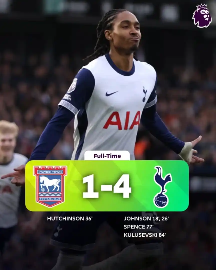 Image from The Sports Planet ⚽: Spurs make it three PL wins in a row 😤 <a class="text-blue-500 hover...