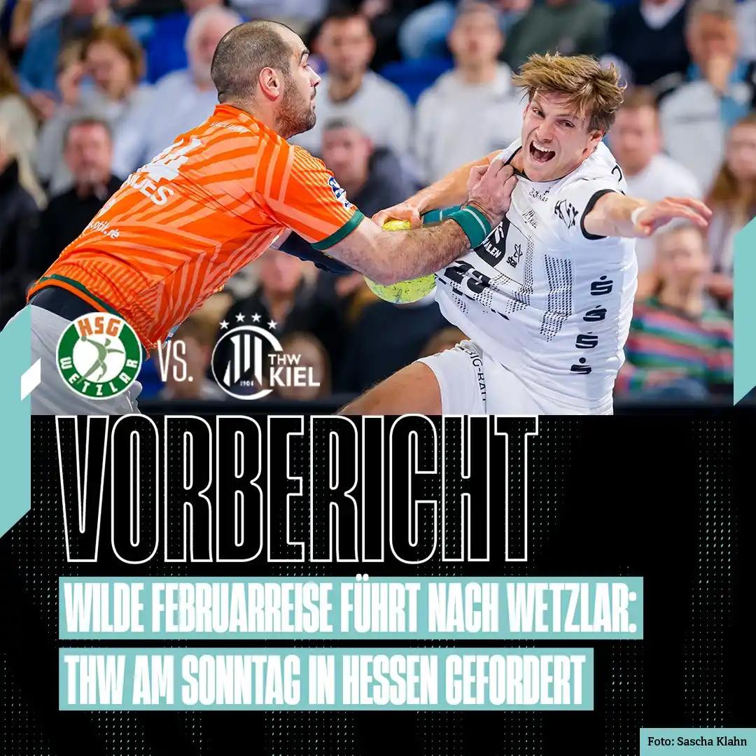 THW Kiel Handball post