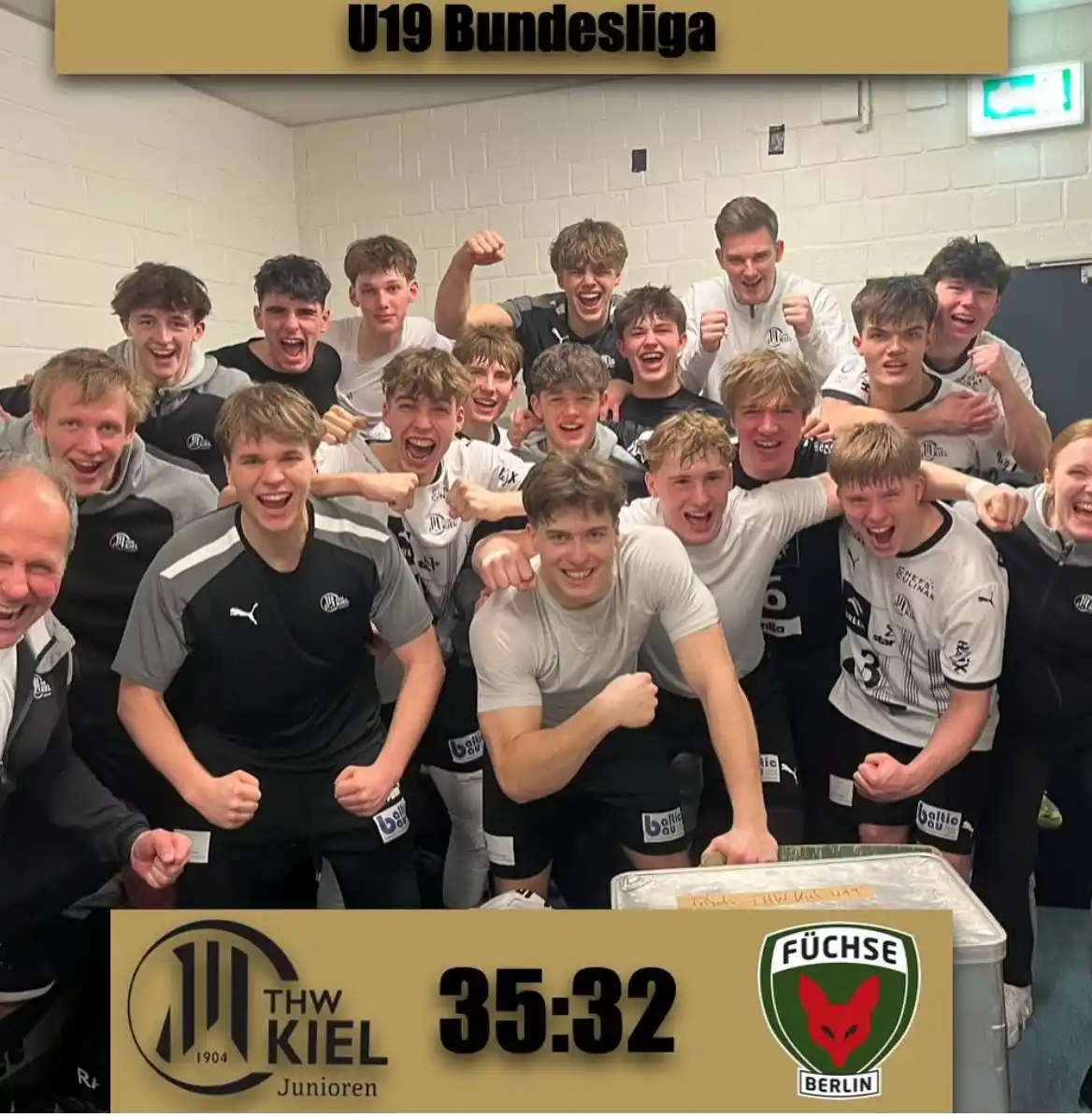 THW Kiel Handball post