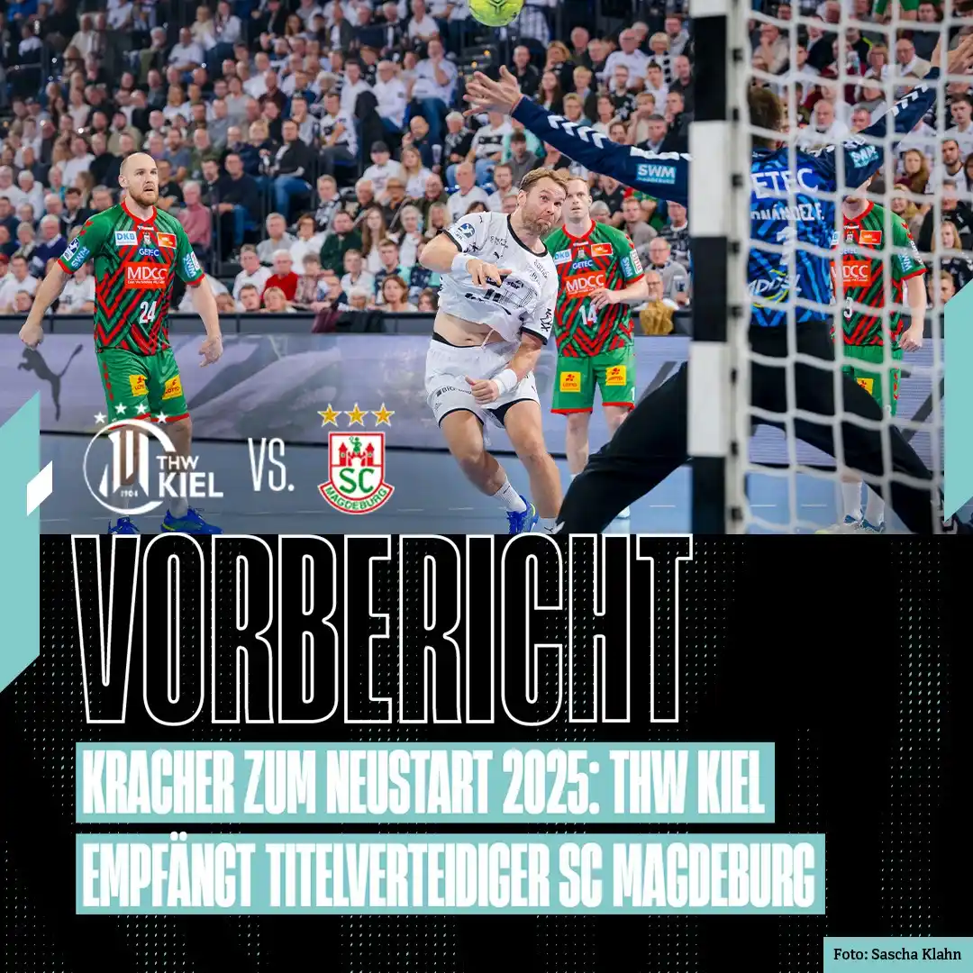 THW Kiel Handball post