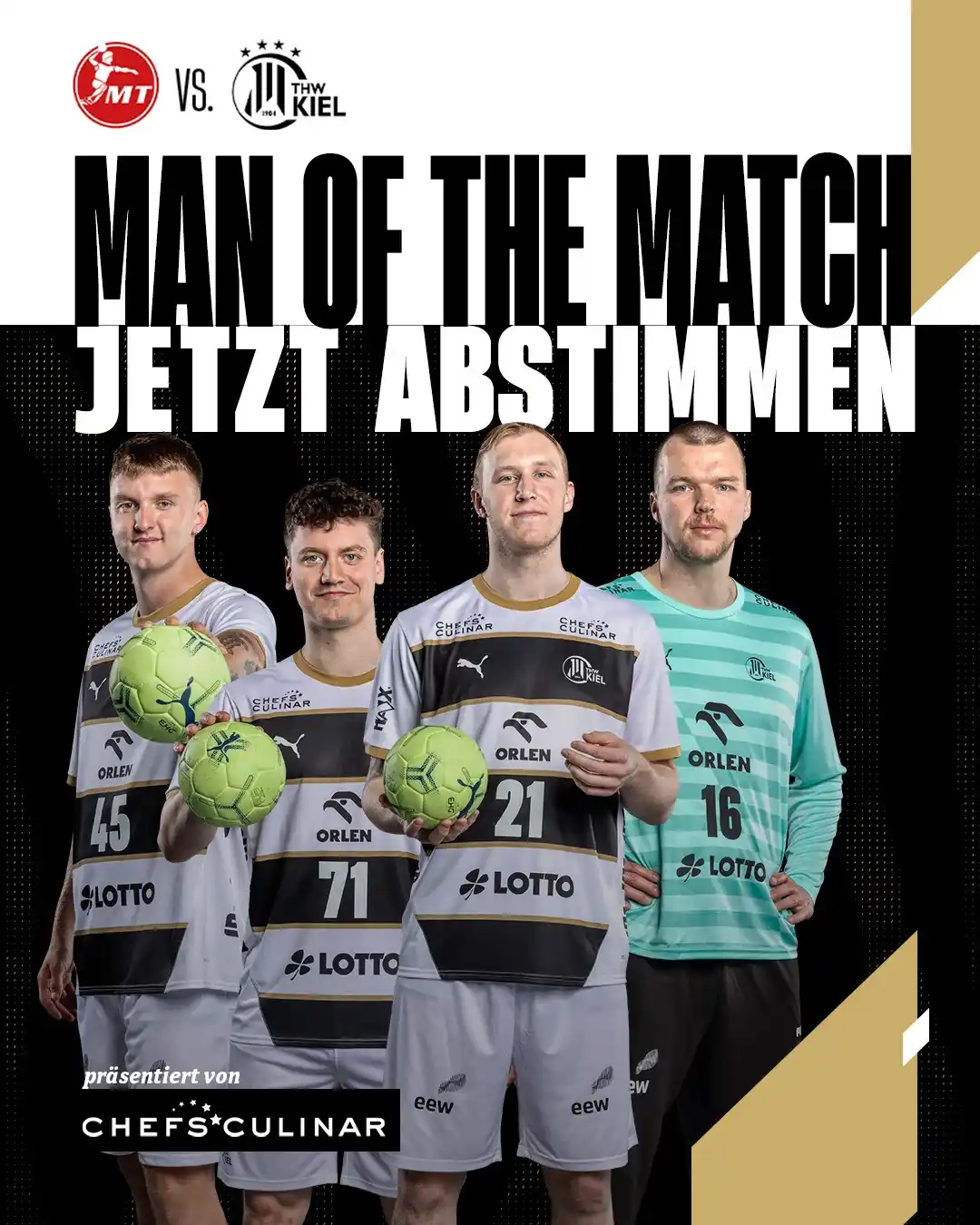 THW Kiel Handball post