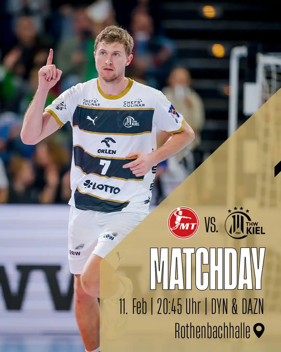 Image from THW Kiel Handball: Hauptrunden-Auftakt im Europapokal beim zu Hause bisher ungeschlagenen...