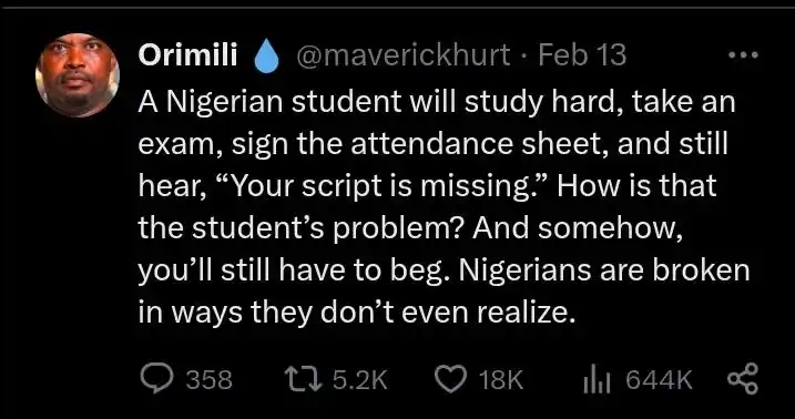 Exceptional 📺 post