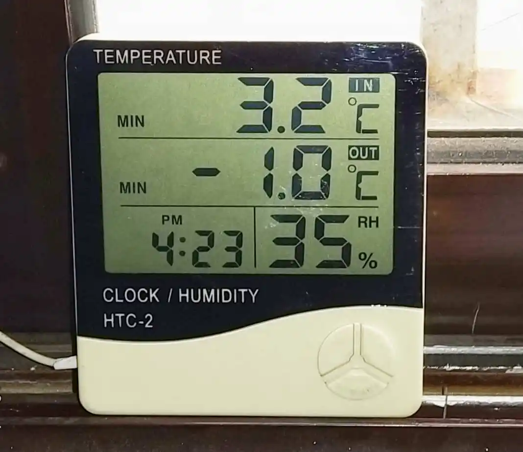 Image from طقس حمص | Homs Weather: ⚠️ طقس حمص | انخفاض كبير في درجات الحرارة ❄️ لليوم الثاني على التوالي...