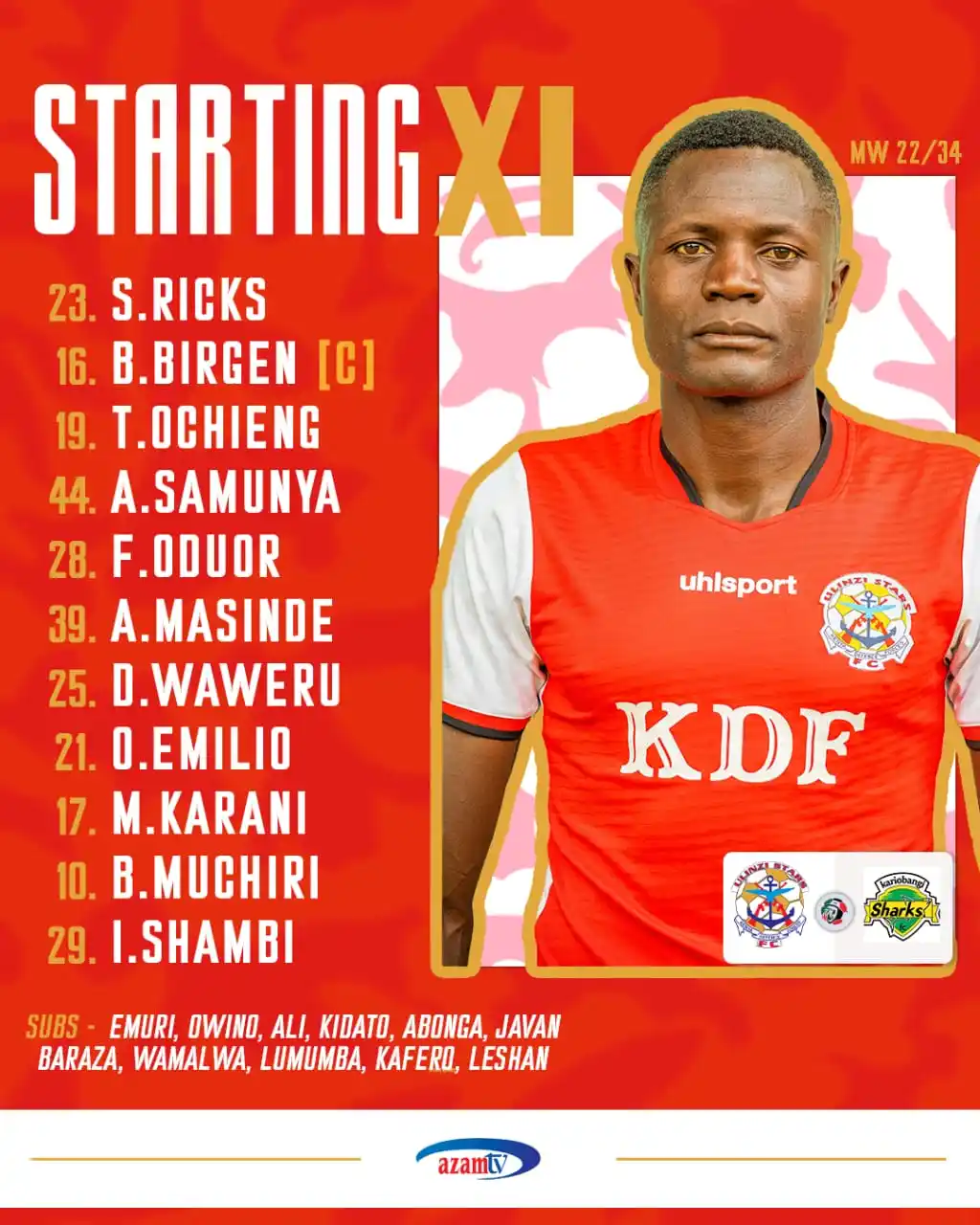 ULINZI STARS FC post