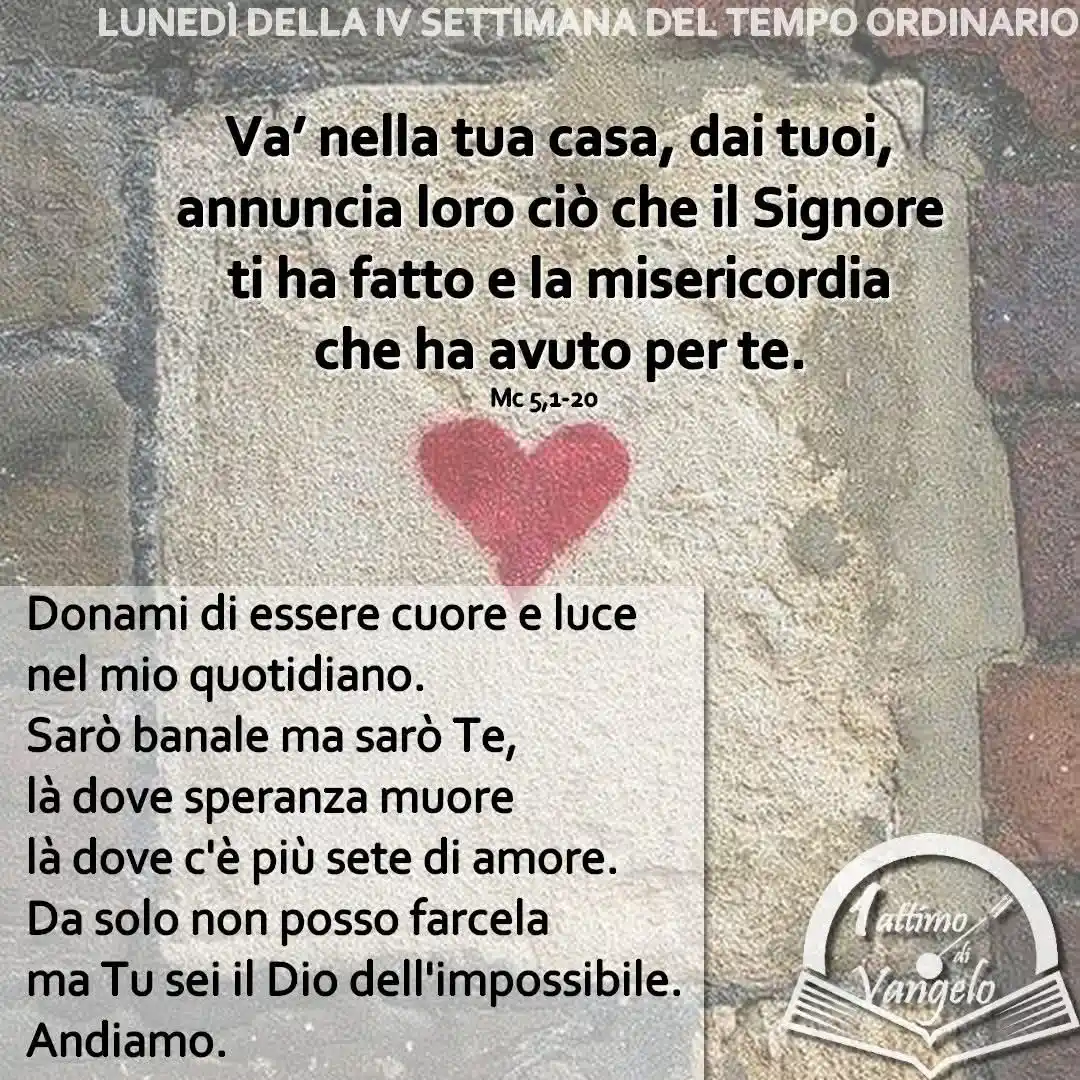 Un attimo di Vangelo post