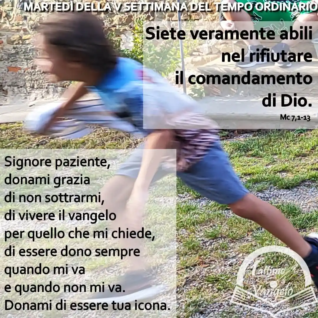 Un attimo di Vangelo post