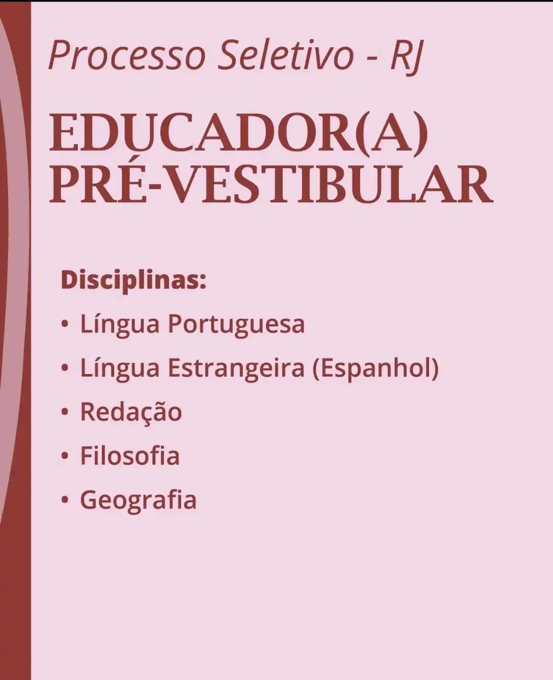 Image from VAGAS: A Fundação Gol de Letra está em busca de educadores para compor o corp...