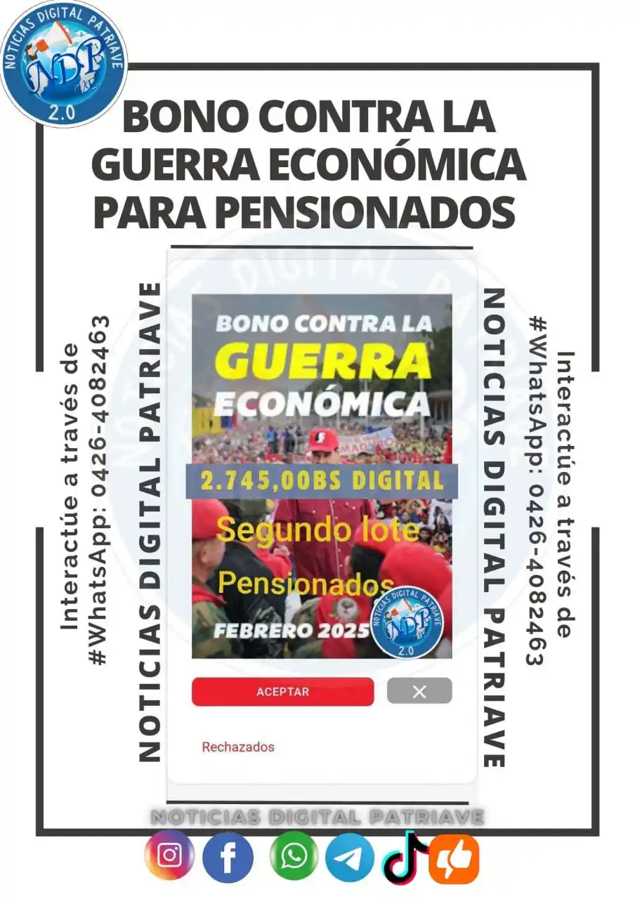 🇻🇪🌏𝐂𝐚𝐧𝐚𝐥 (𝐍𝐨𝐭𝐢𝐜𝐢𝐚𝐬 𝐃𝐢𝐠𝐢𝐭𝐚𝐥 𝐏𝐚𝐭𝐫𝐢𝐚𝐕𝐞)🌏🇻🇪 post