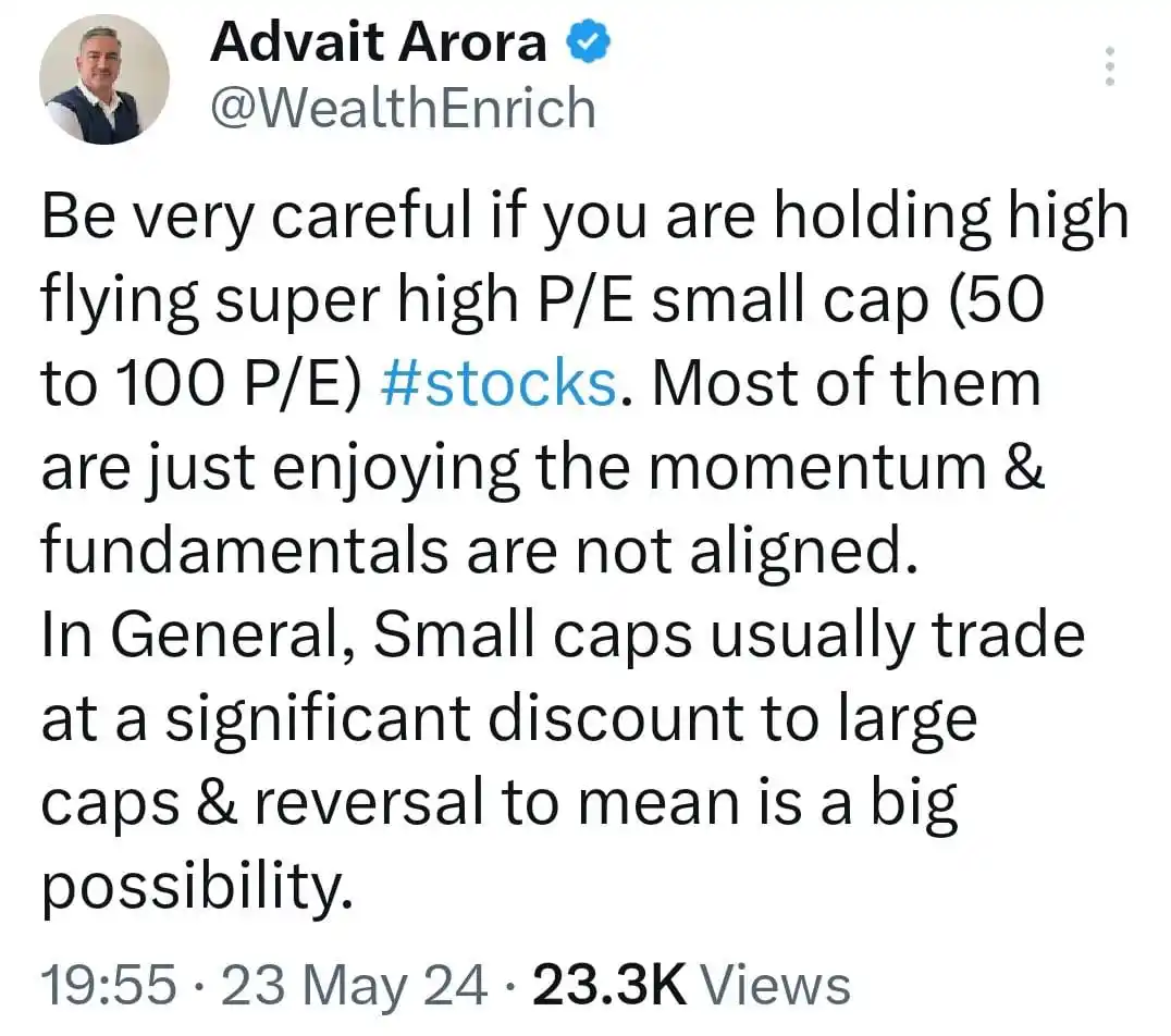 WealthEnrich : ADVAIT ARORA post