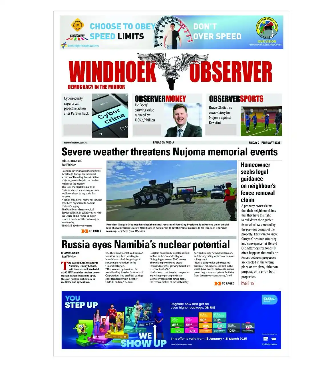 Windhoek Observer post