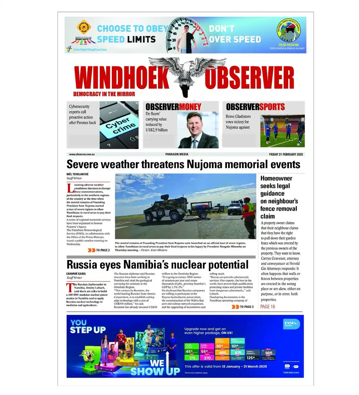 Windhoek Observer post