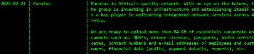 Windhoek Observer post