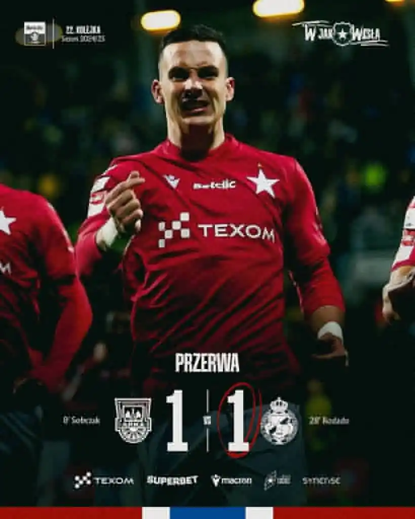 Image from Wisła Kraków 🔵⚪️🔴: <a class="text-blue-500 hover:underline cursor-pointer" href="/hashtag...