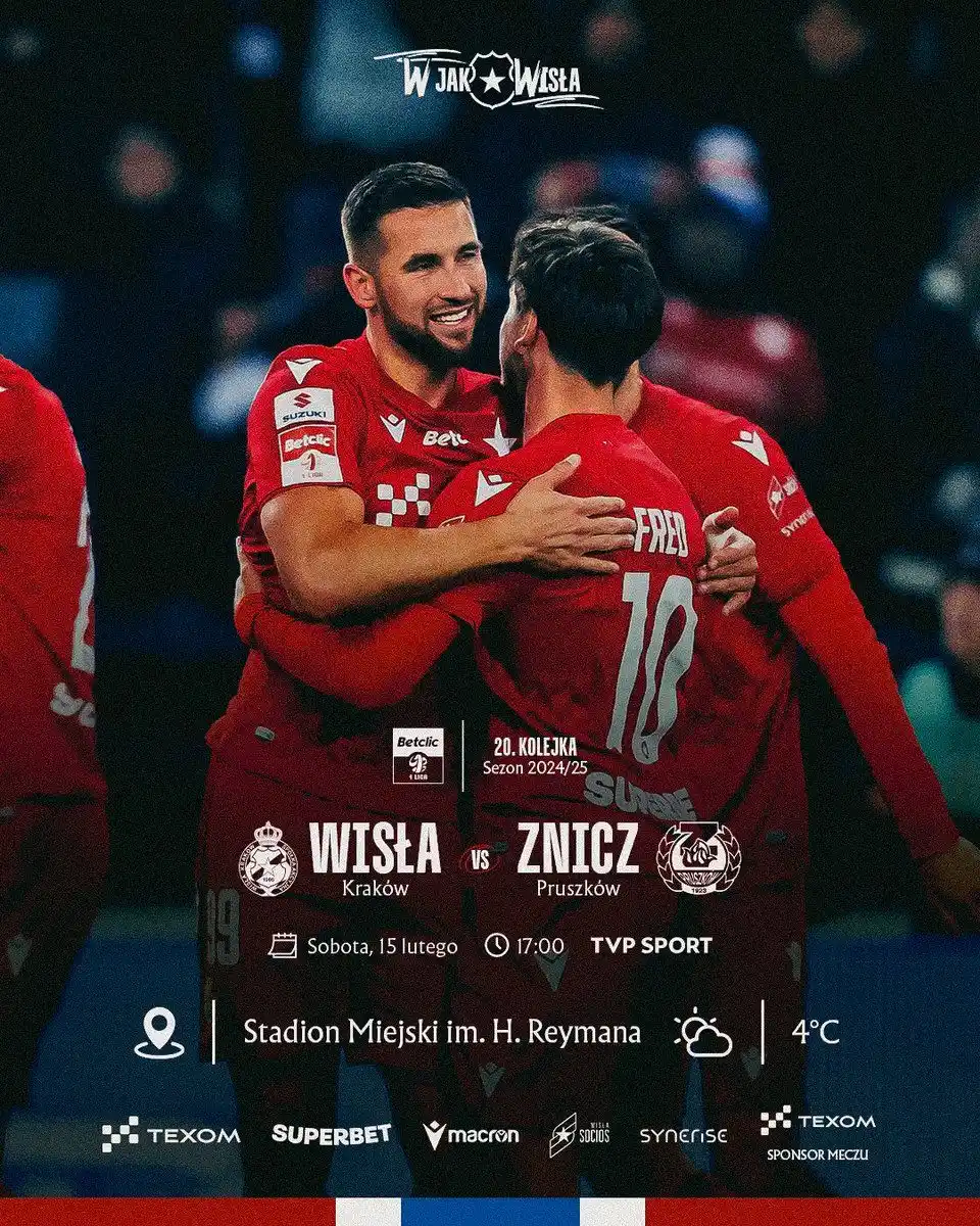 Image from Wisła Kraków 🔵⚪️🔴: Idealny dzień na mecz 👊 --- Bilety na <a class="text-blue-500 hover...